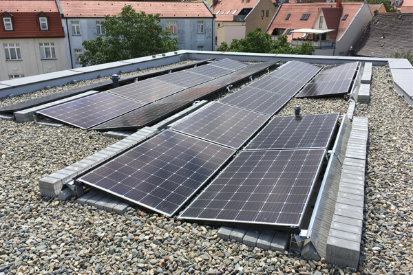 Photovoltaikanlage auf einem Dach